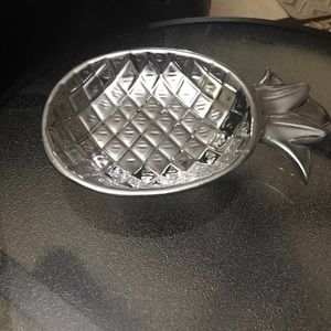 Silver Pineapple Jewelry Holder